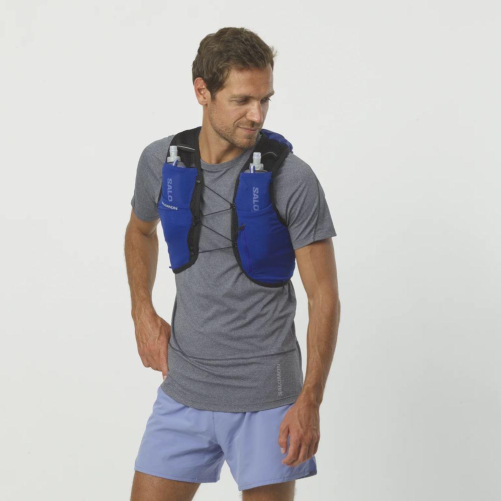 Salomon Active Skin 8 Set (Surf The Web/Black)