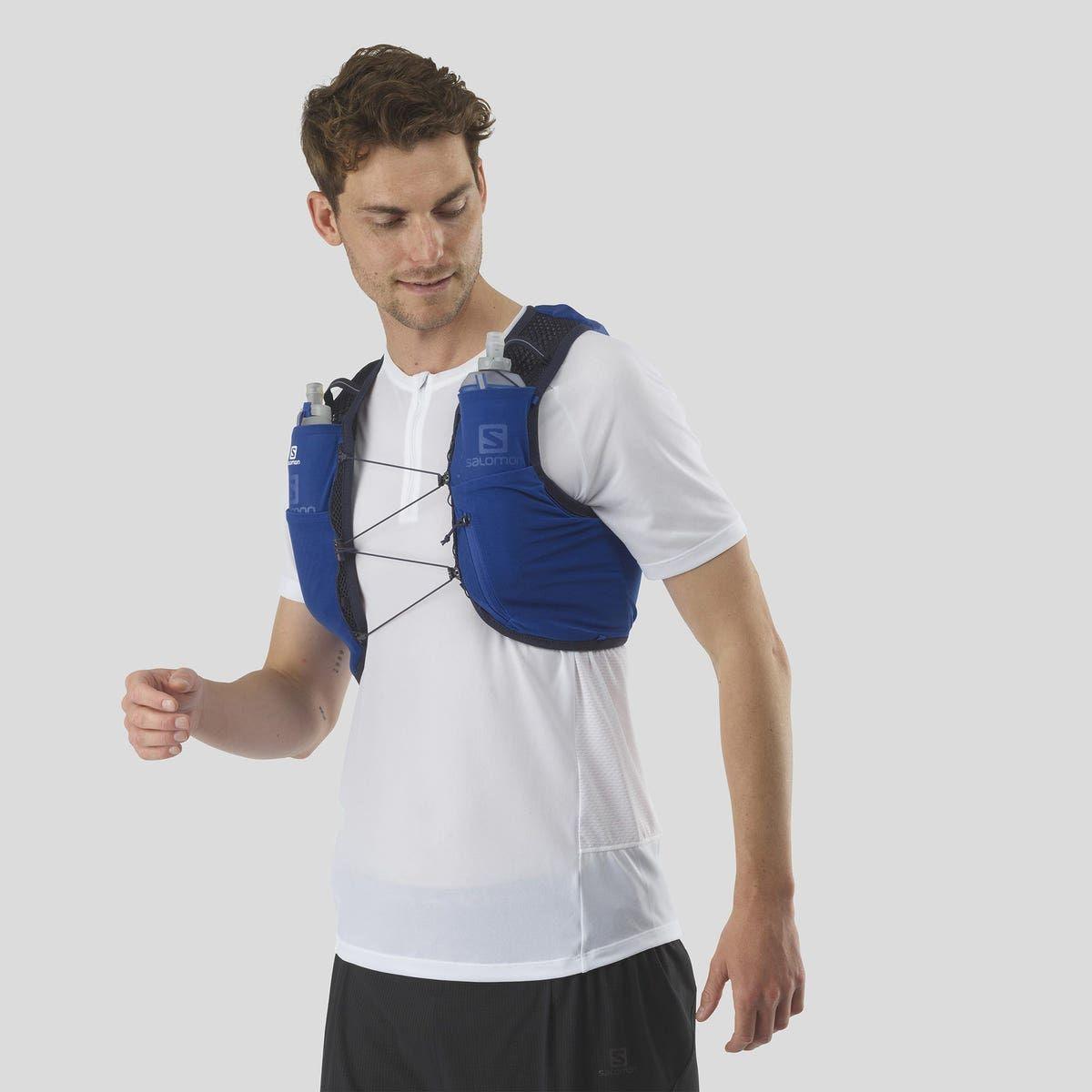 Salomon Unisex Active Skin 8 Running Vest w/ Flasks