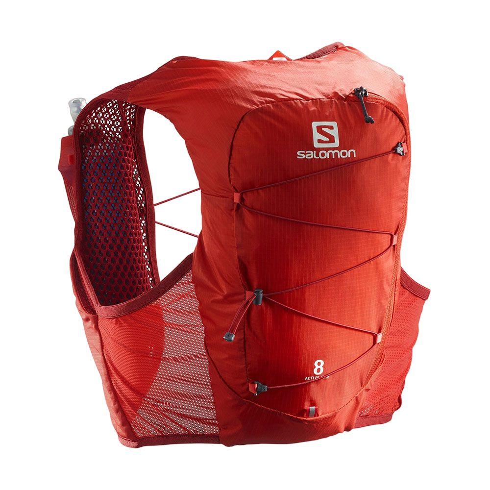 Salomon Unisex Active Skin 8 Running Vest w/ Flasks