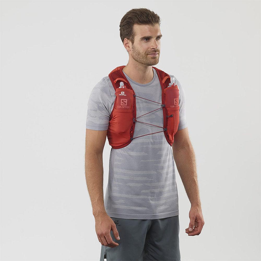 Salomon Unisex Active Skin 8 Running Vest w/ Flasks
