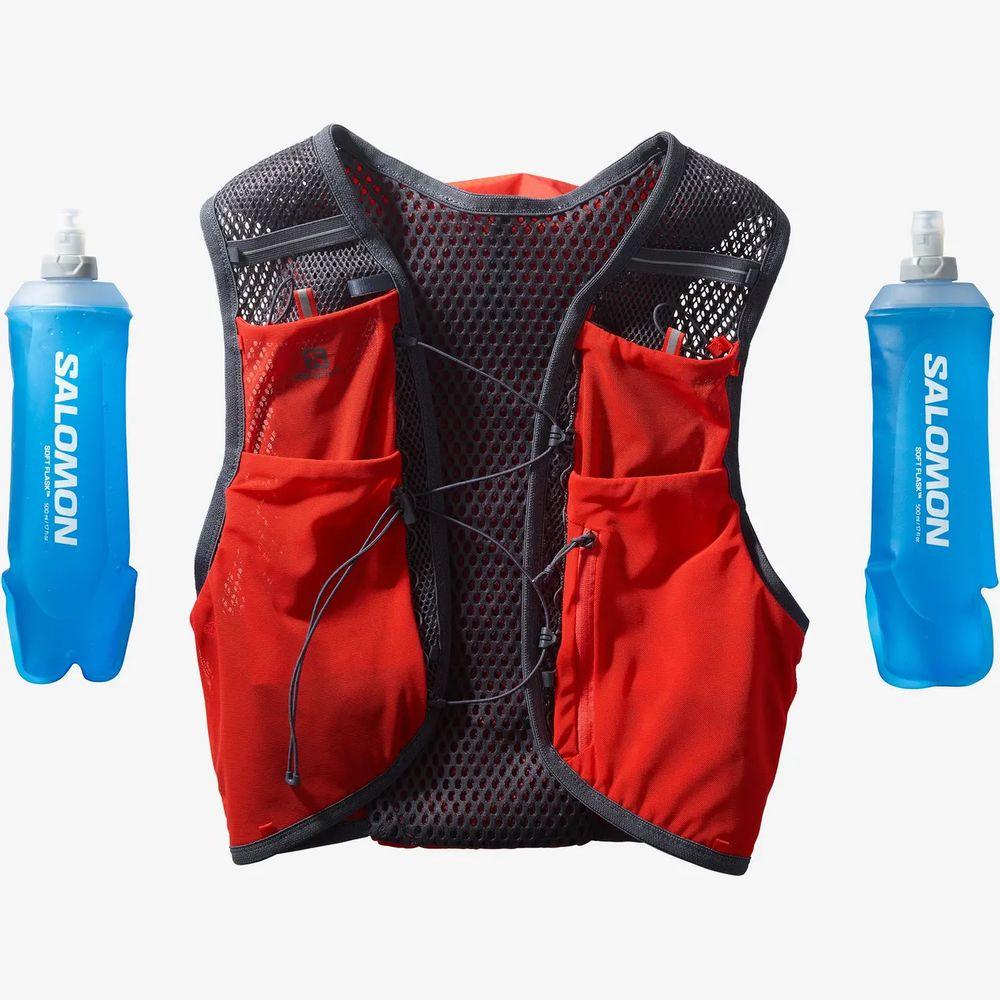 Salomon Unisex Active Skin 8 Running Vest w/ Flasks