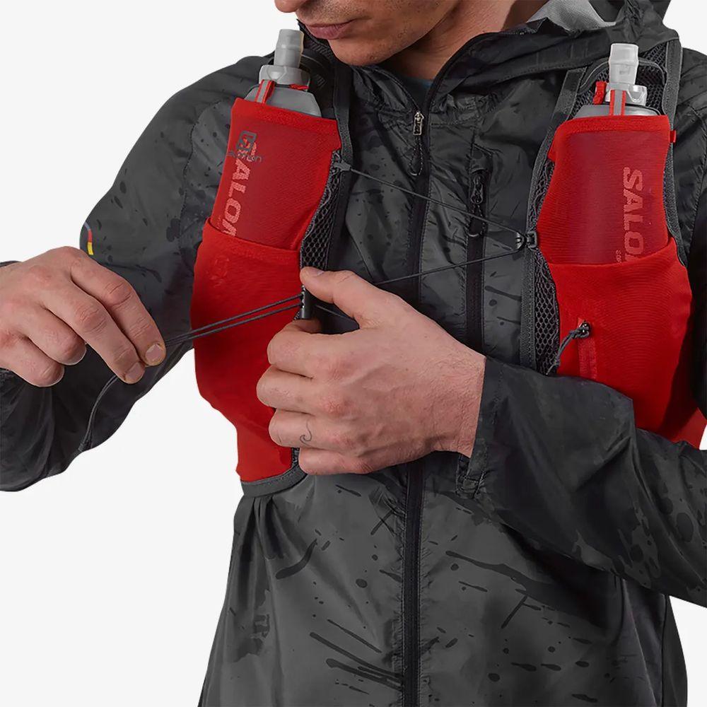 Salomon Unisex Active Skin 8 Running Vest w/ Flasks