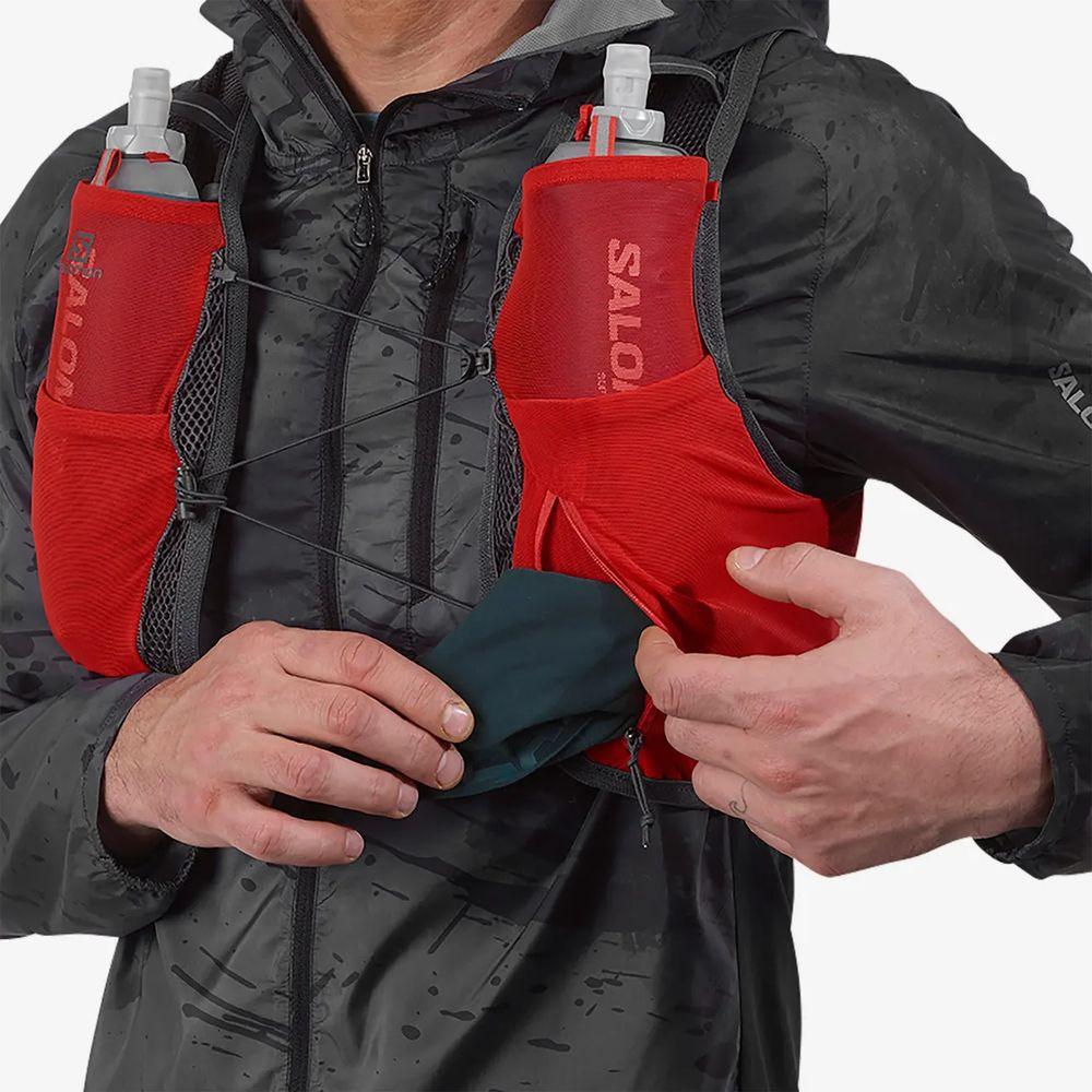 Salomon Unisex Active Skin 8 Running Vest w/ Flasks
