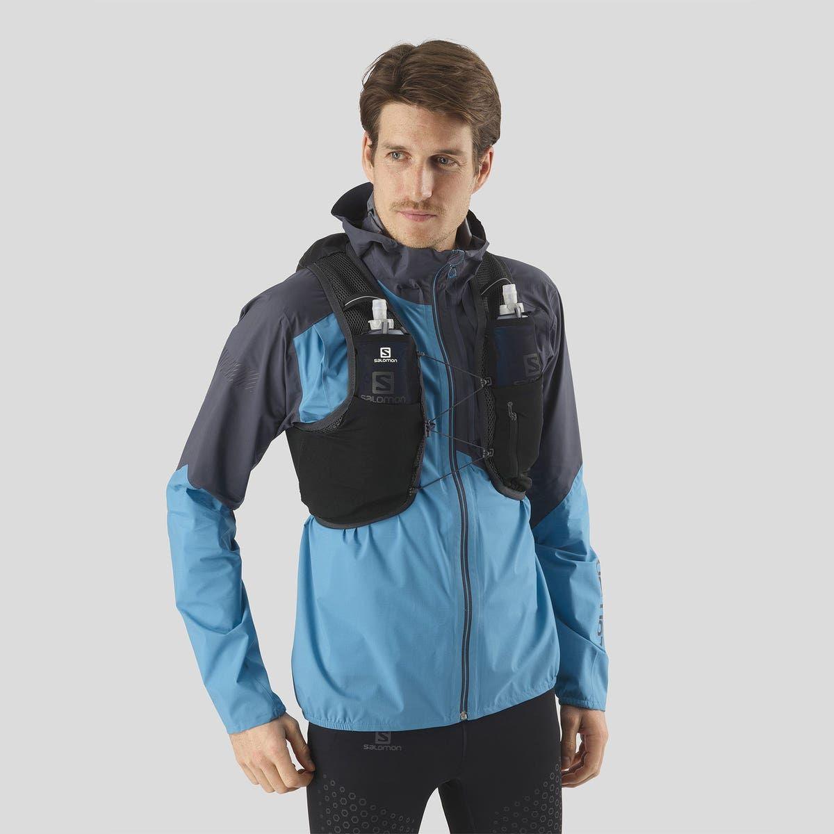 Salomon Unisex Active Skin 8 Running Vest w/ Flasks
