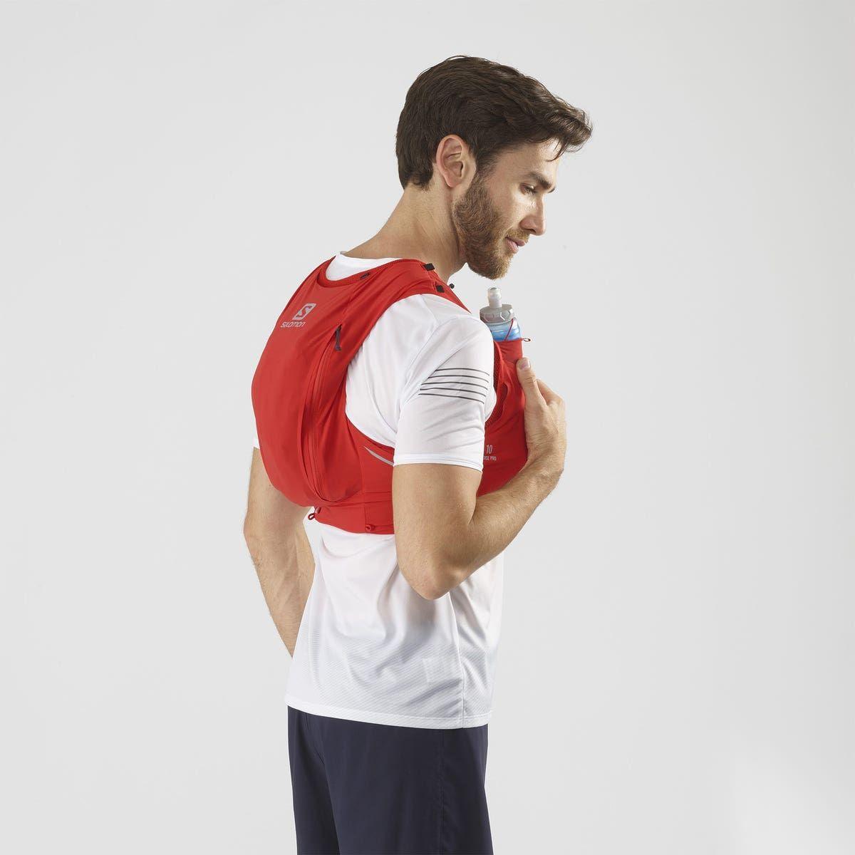Salomon Unisex Sense Pro 10 Running Vest with Flasks