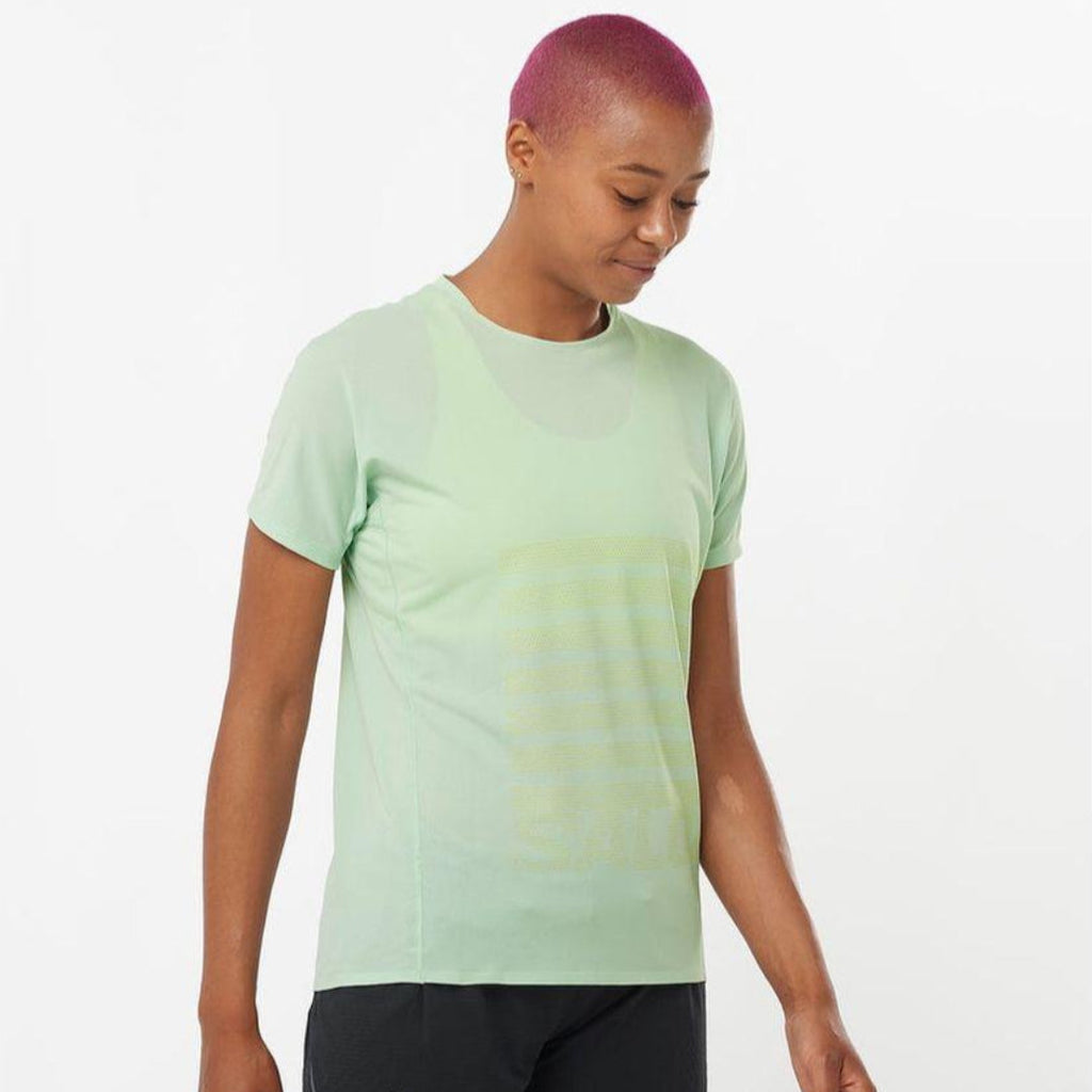 Salomon Women's Sense Aero Short Sleeve T-Shirt GFX