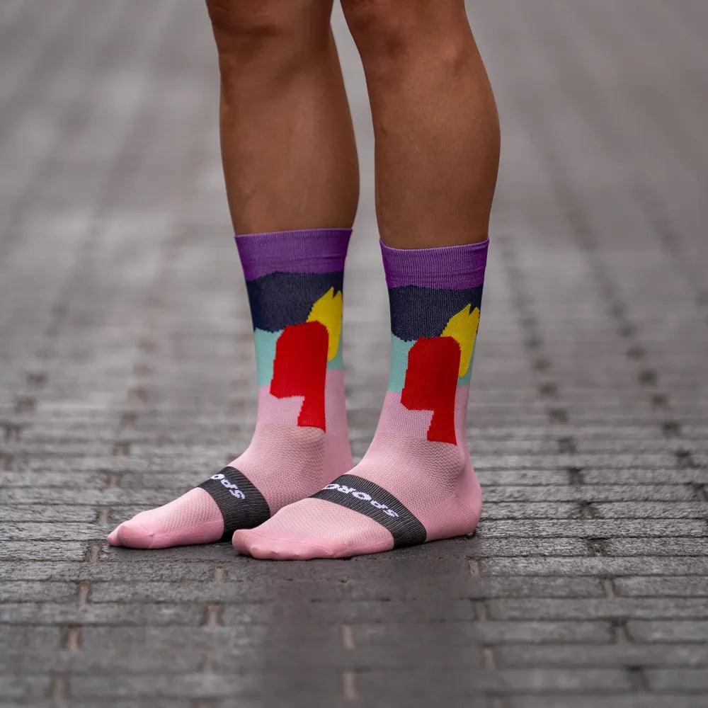 Sporcks Alsace Pink Cycling Socks