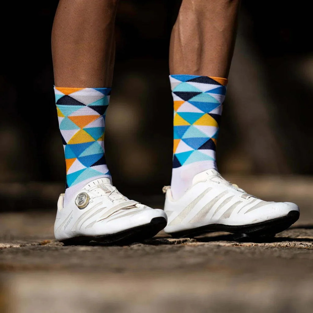 Sporcks Coll De Rates Blue Cycling Socks