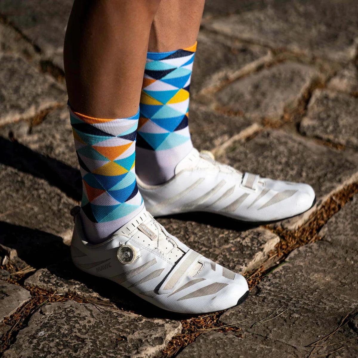 Sporcks Coll De Rates Blue Cycling Socks