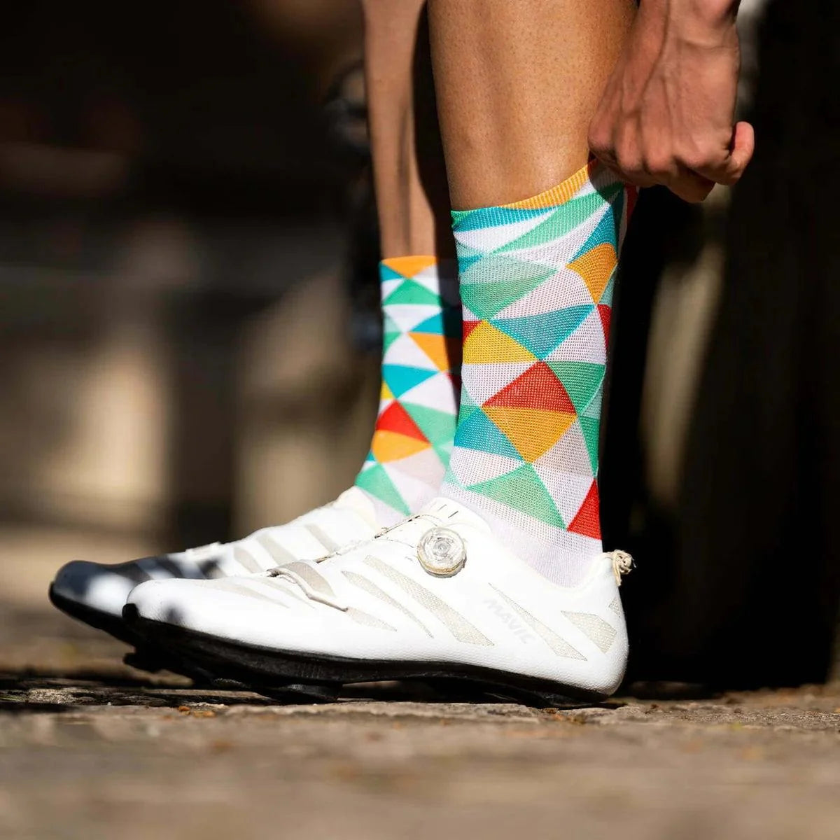 Sporcks Coll De Rates Green Cycling Socks