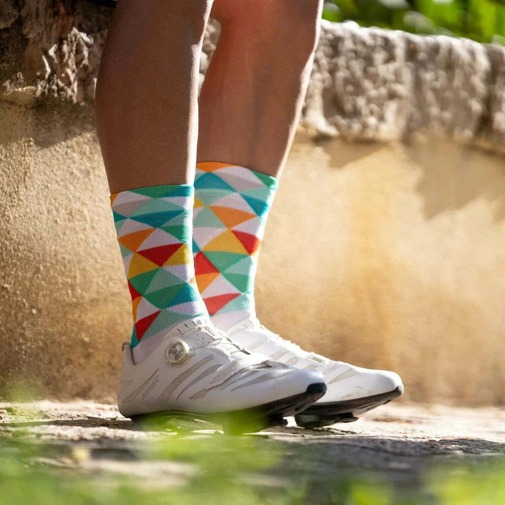 Sporcks Coll De Rates Green Cycling Socks