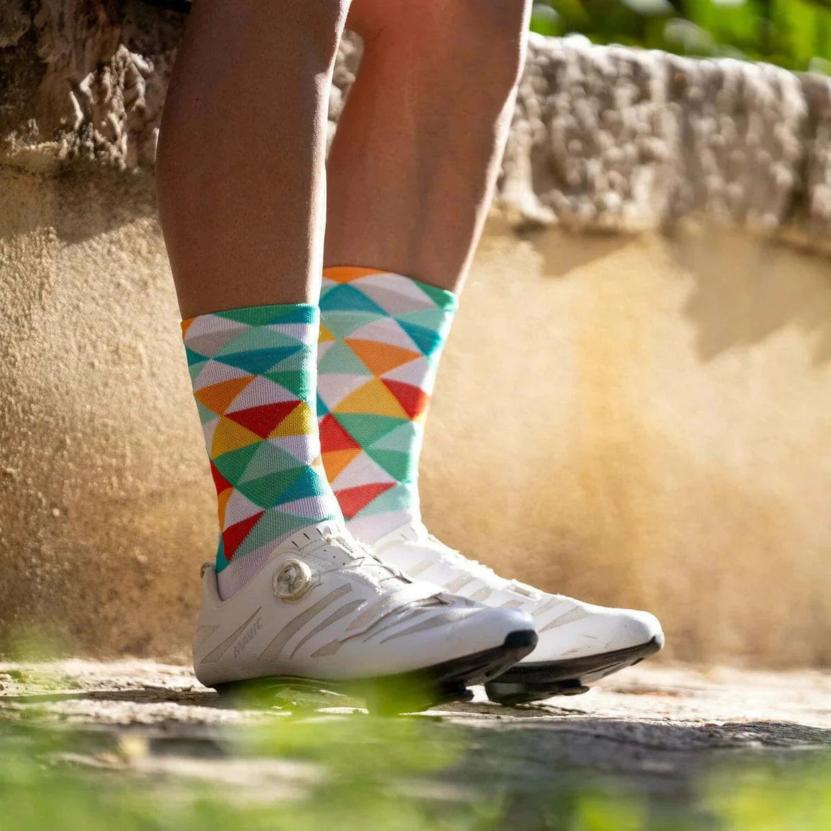 Sporcks Coll De Rates Green Cycling Socks