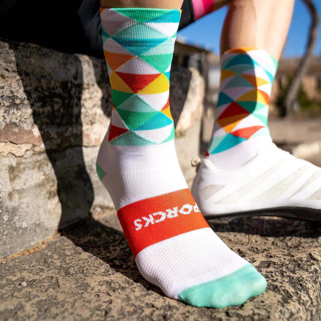 Sporcks Coll De Rates Green Cycling Socks