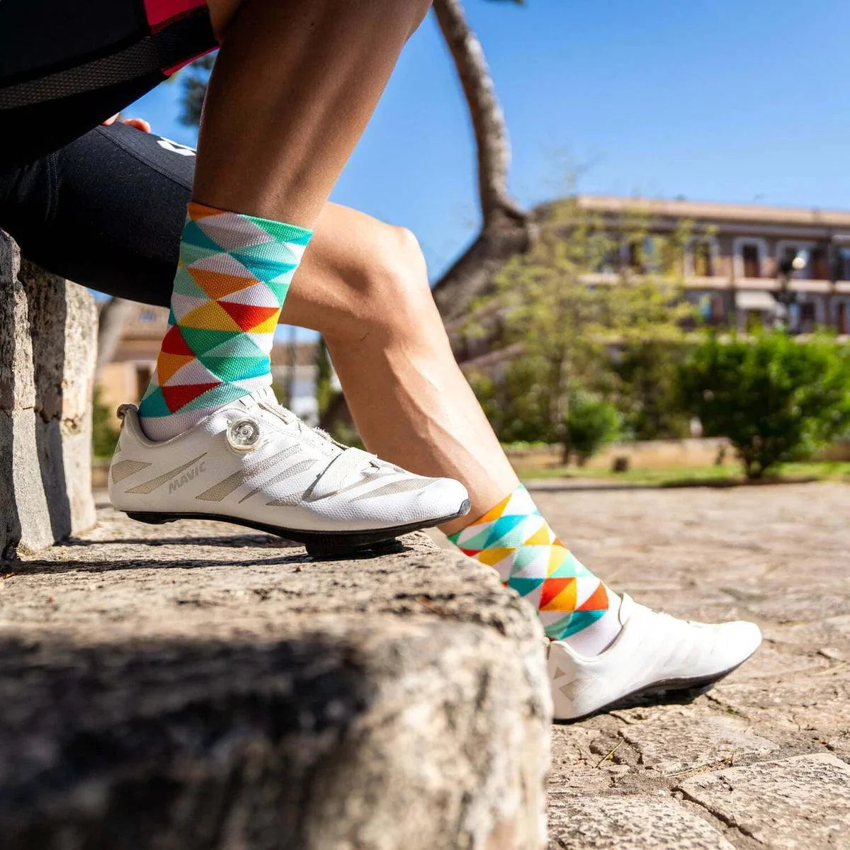 Sporcks Coll De Rates Green Cycling Socks