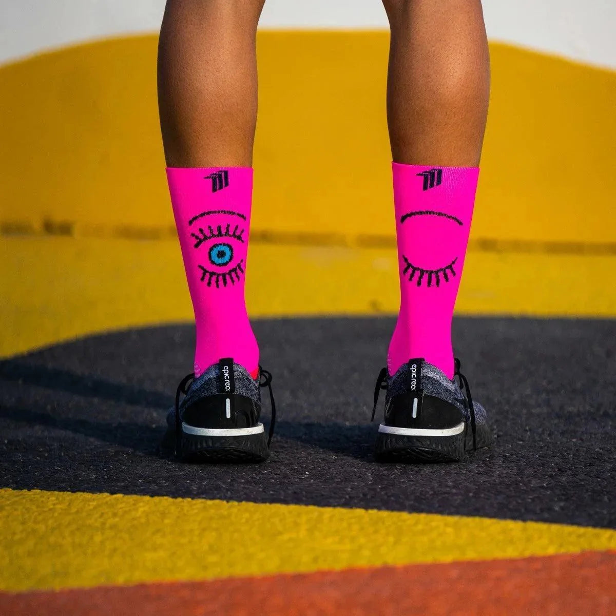Sporcks Eye Pink Running Socks