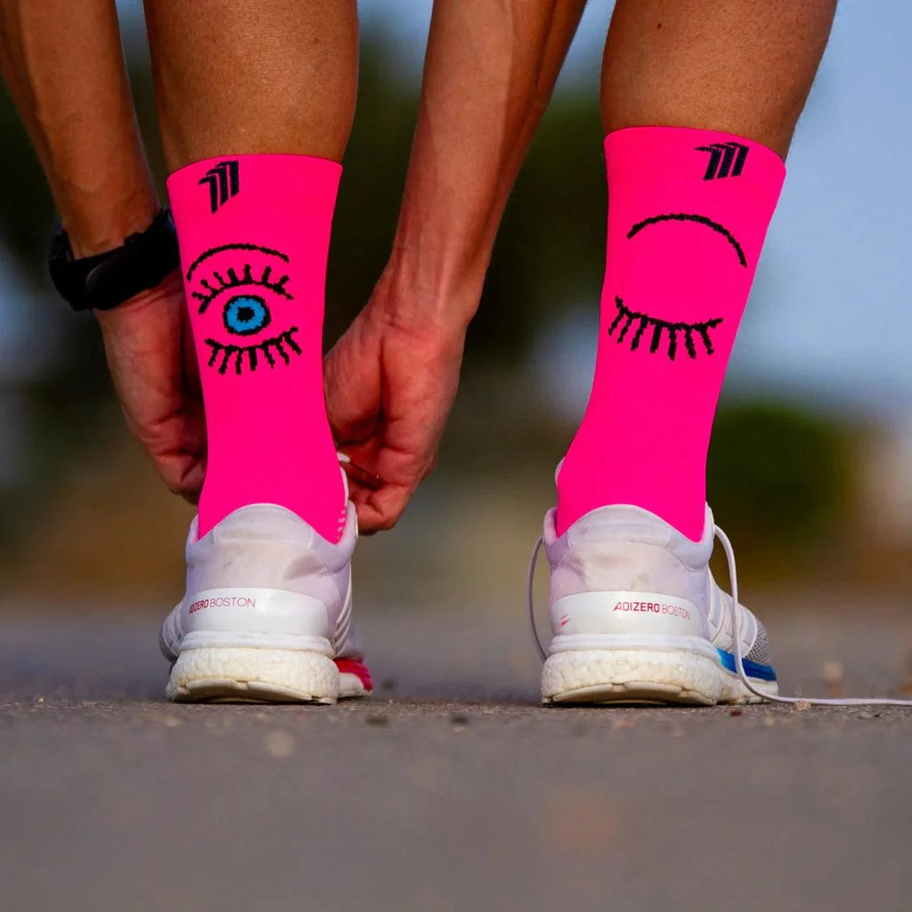 Sporcks Eye Pink Running Socks