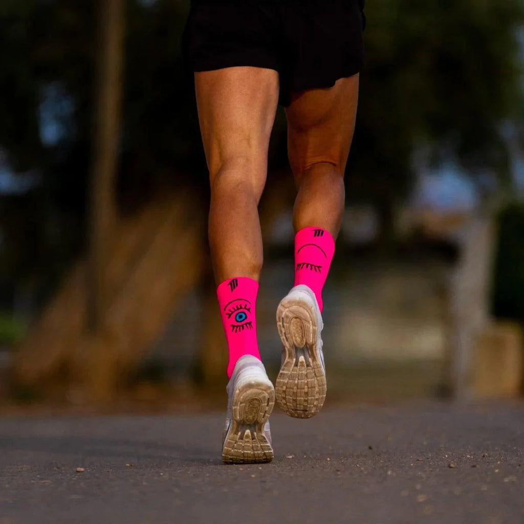 Sporcks Eye Pink Running Socks
