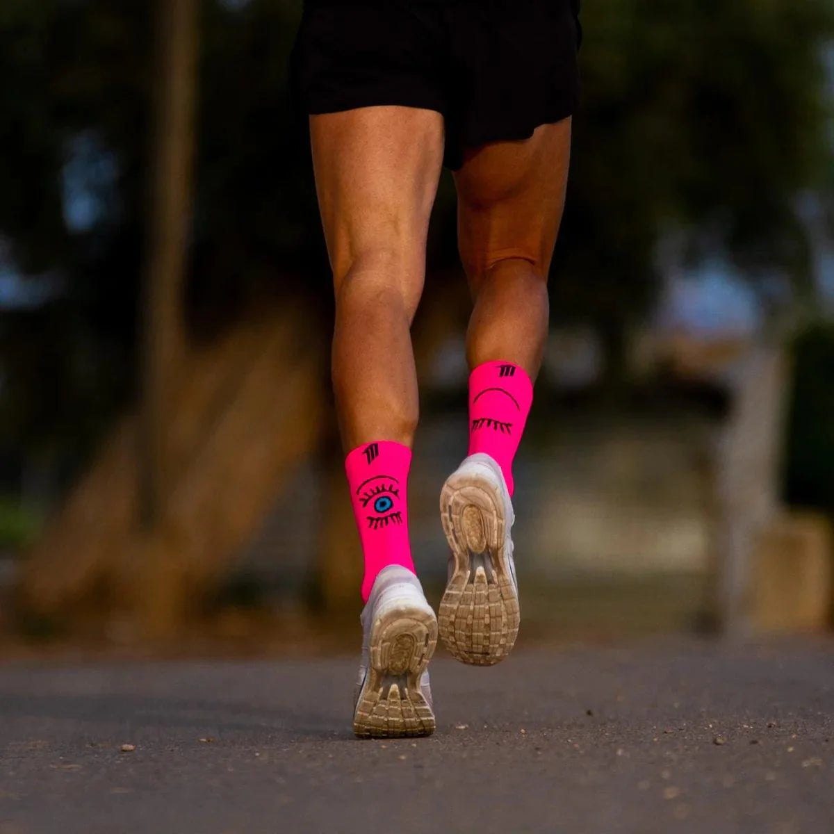Sporcks Eye Pink Running Socks