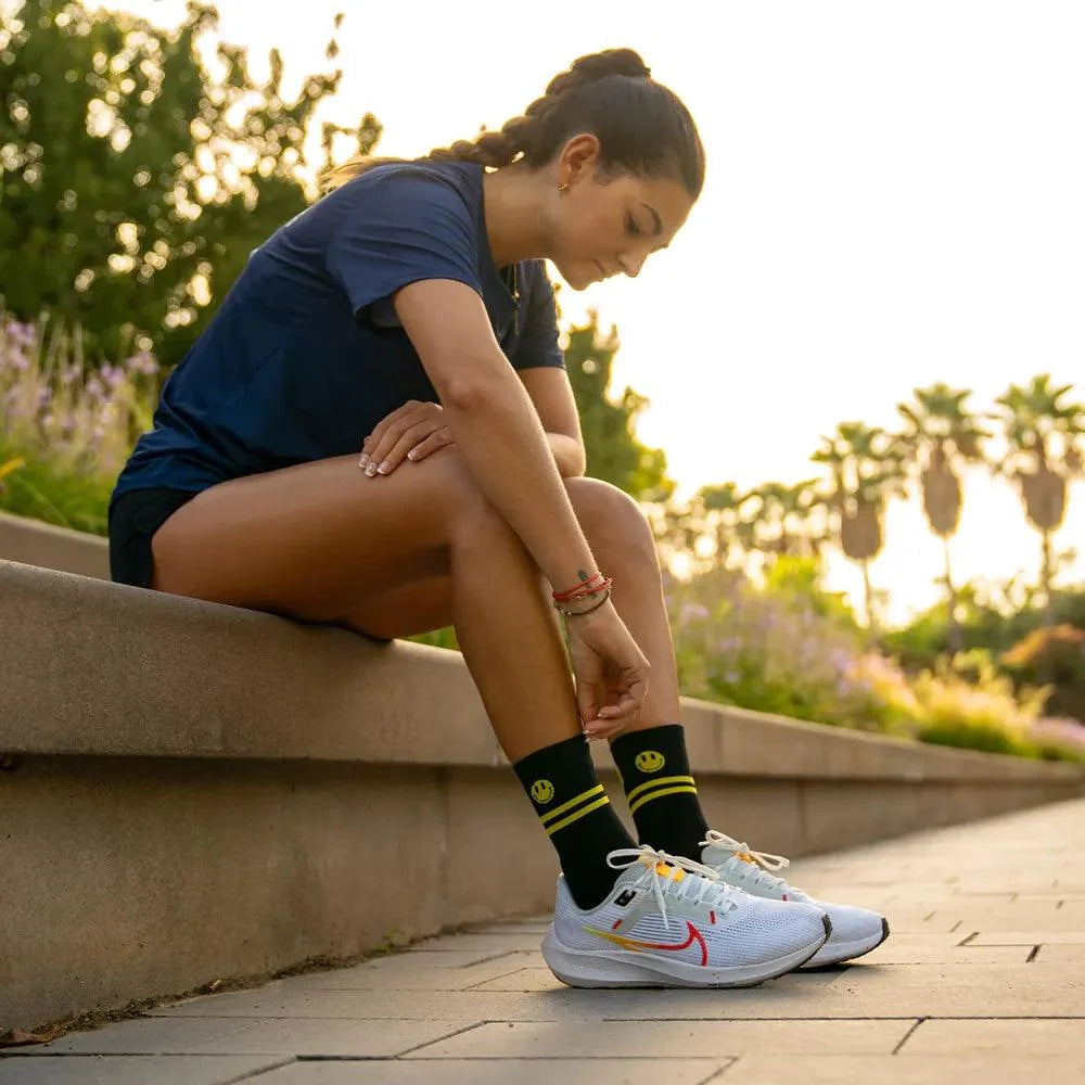 Sporcks Happy Run Socks (Black)