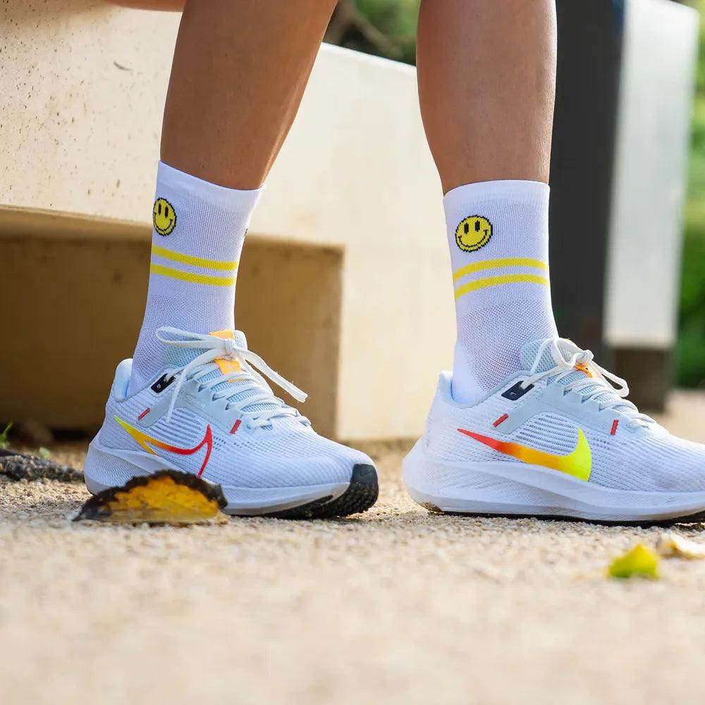 Sporcks Happy Run Socks (White)