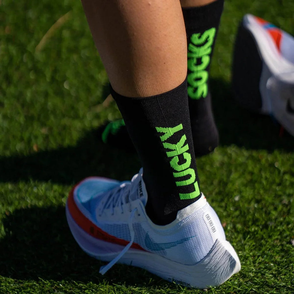 Sporcks Lucky Black Running Socks