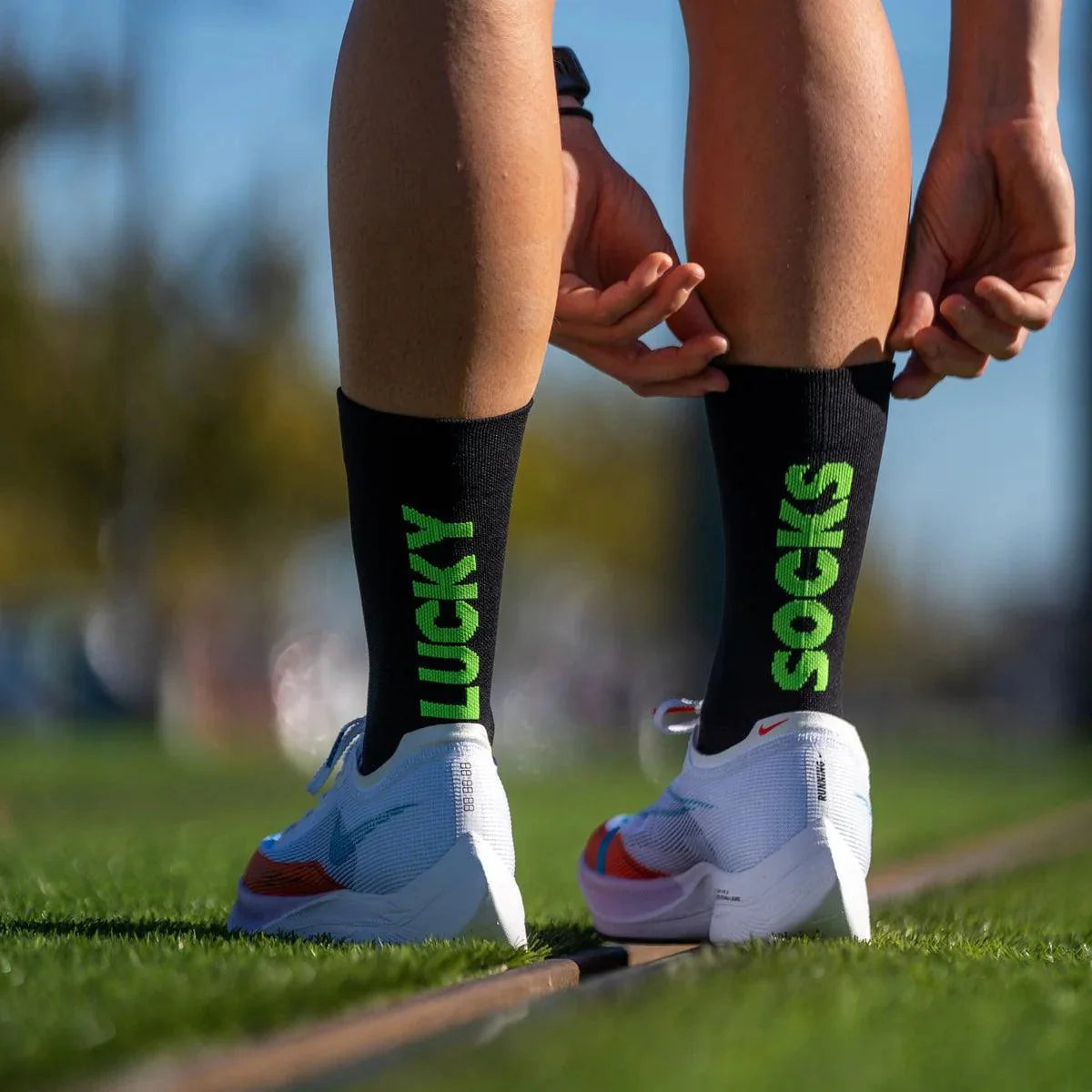 Sporcks Lucky Black Running Socks