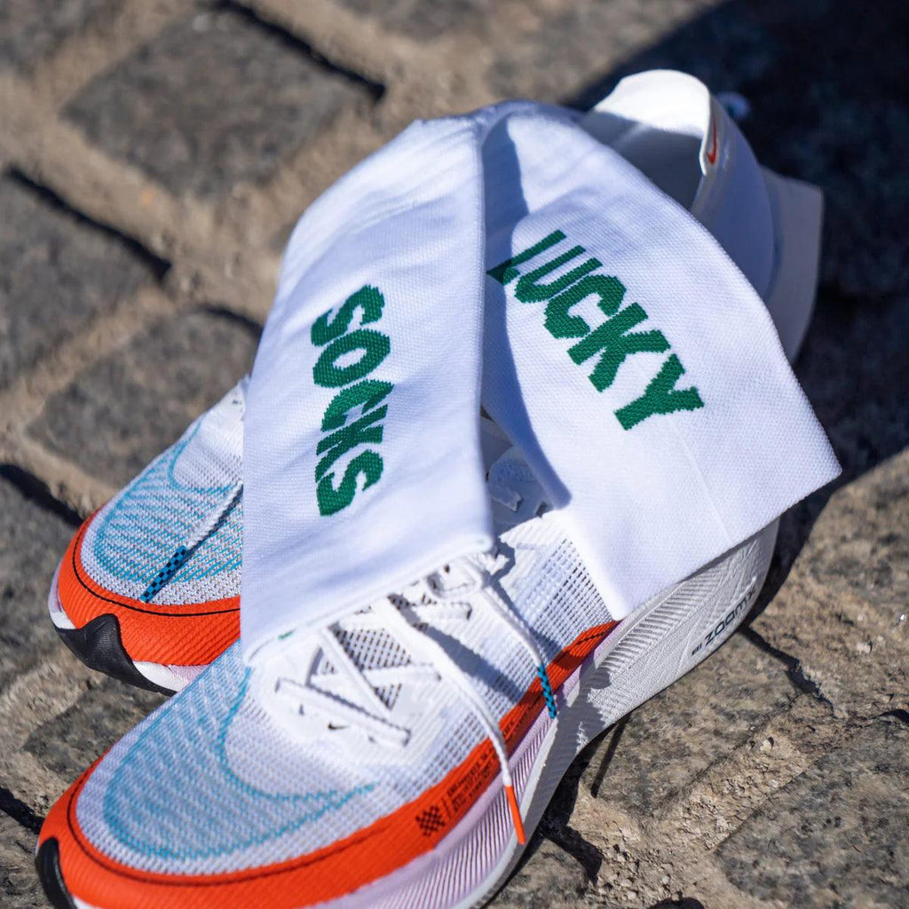 Sporcks Lucky White Running Socks
