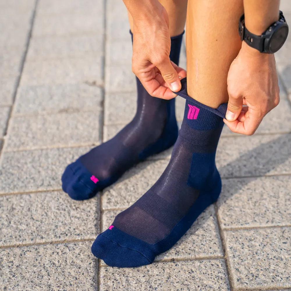 Sporcks Marathon Blue Running Socks