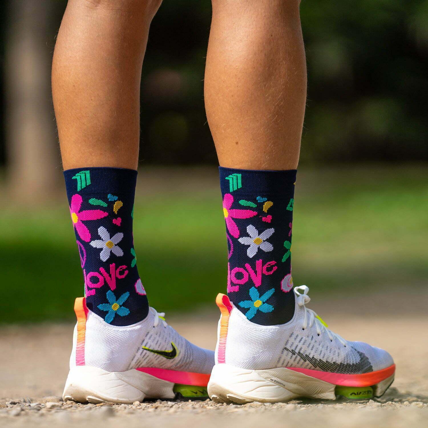 Sporcks Peace And Love Running Socks