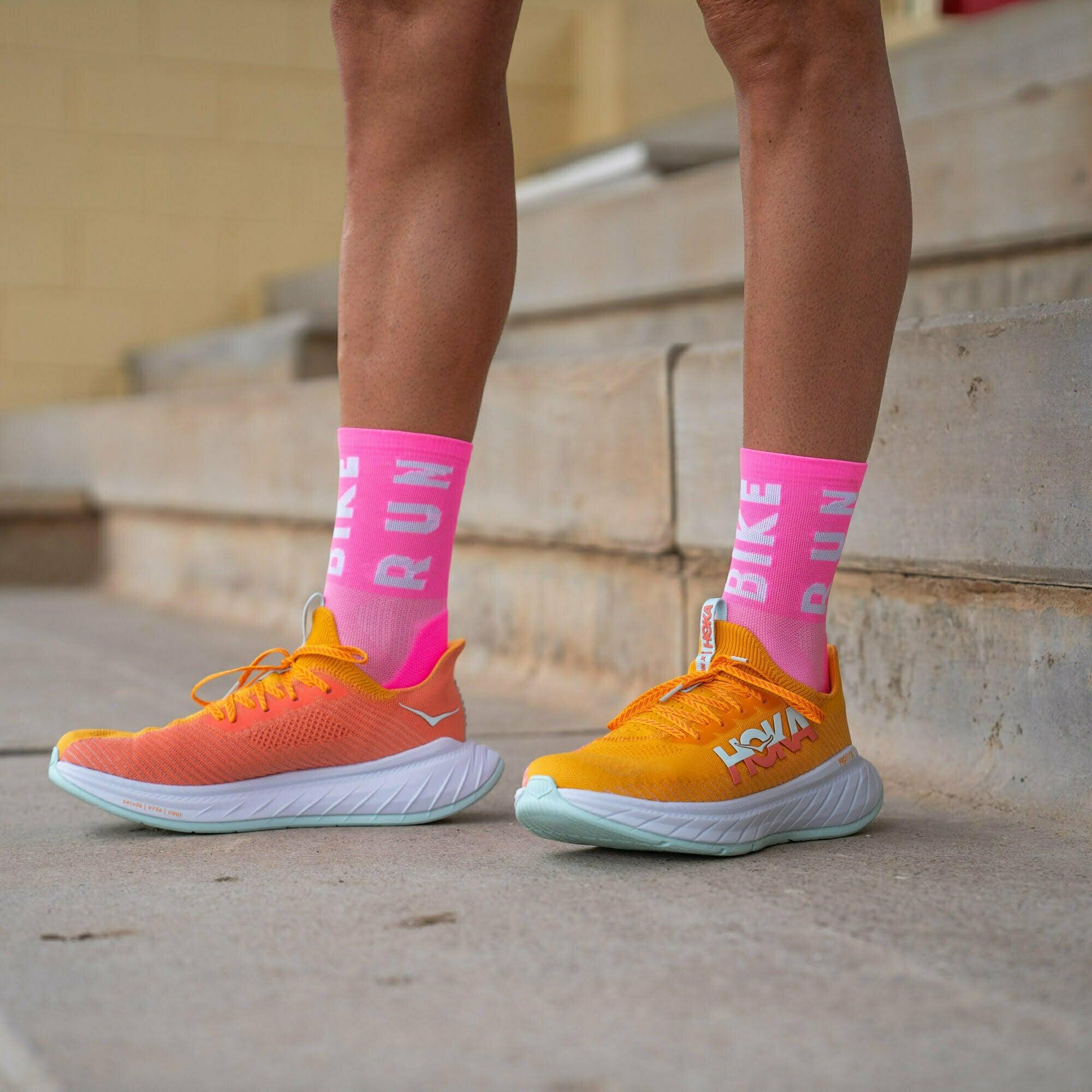 Sporcks SBR Pink Triathlon Socks