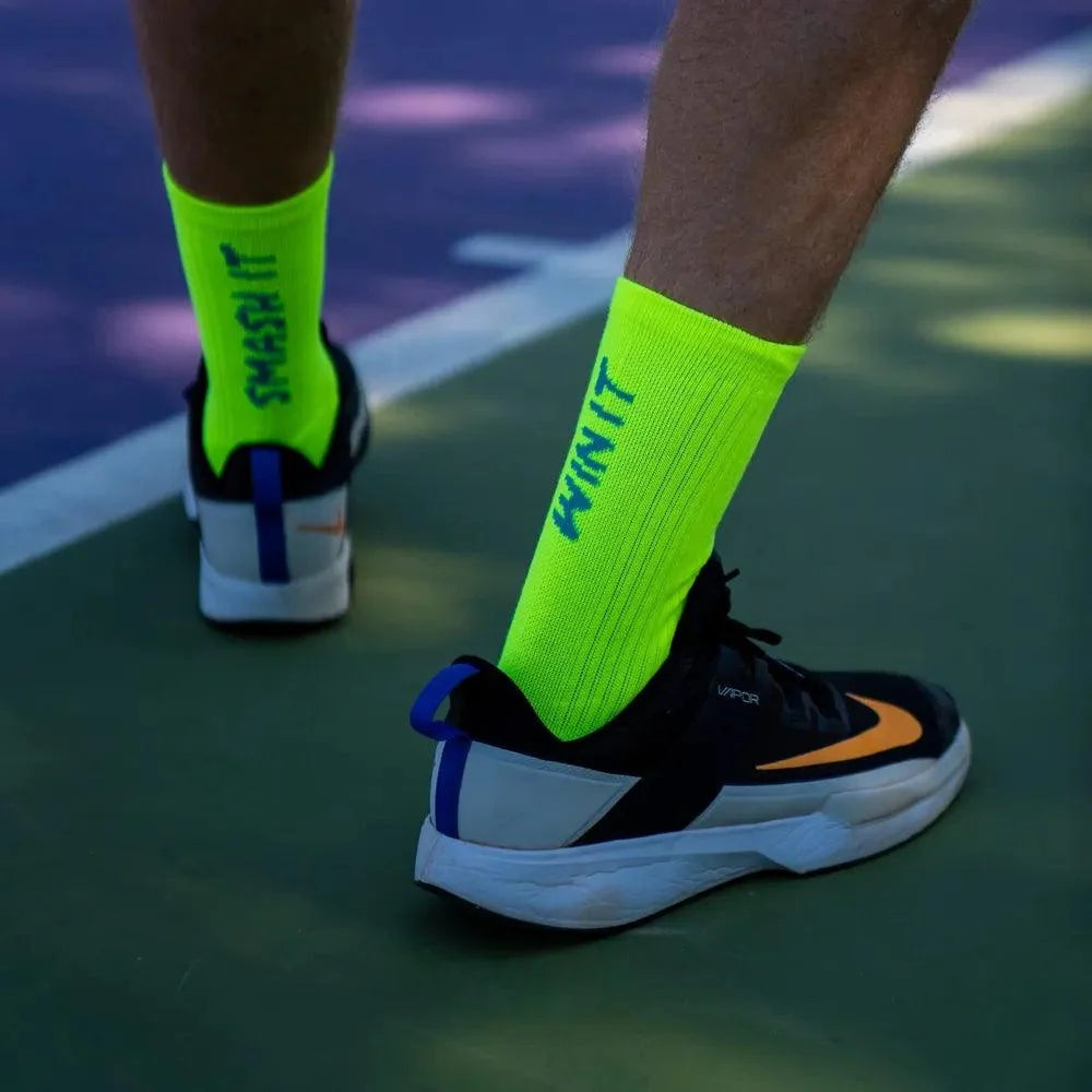 Sporcks Smash It Yellow Tennis/ Padel Socks