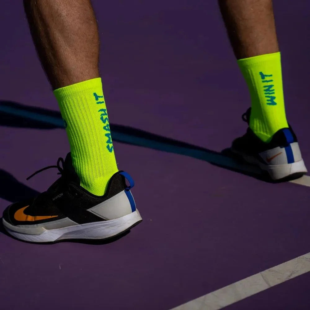 Sporcks Smash It Yellow Tennis/ Padel Socks