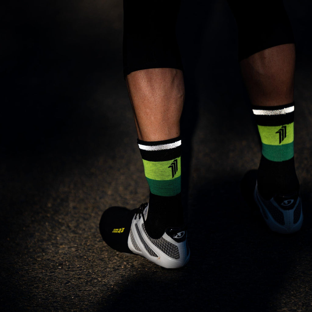 Sporcks Sub 0 Reflective - Merino Wool Cycling Socks