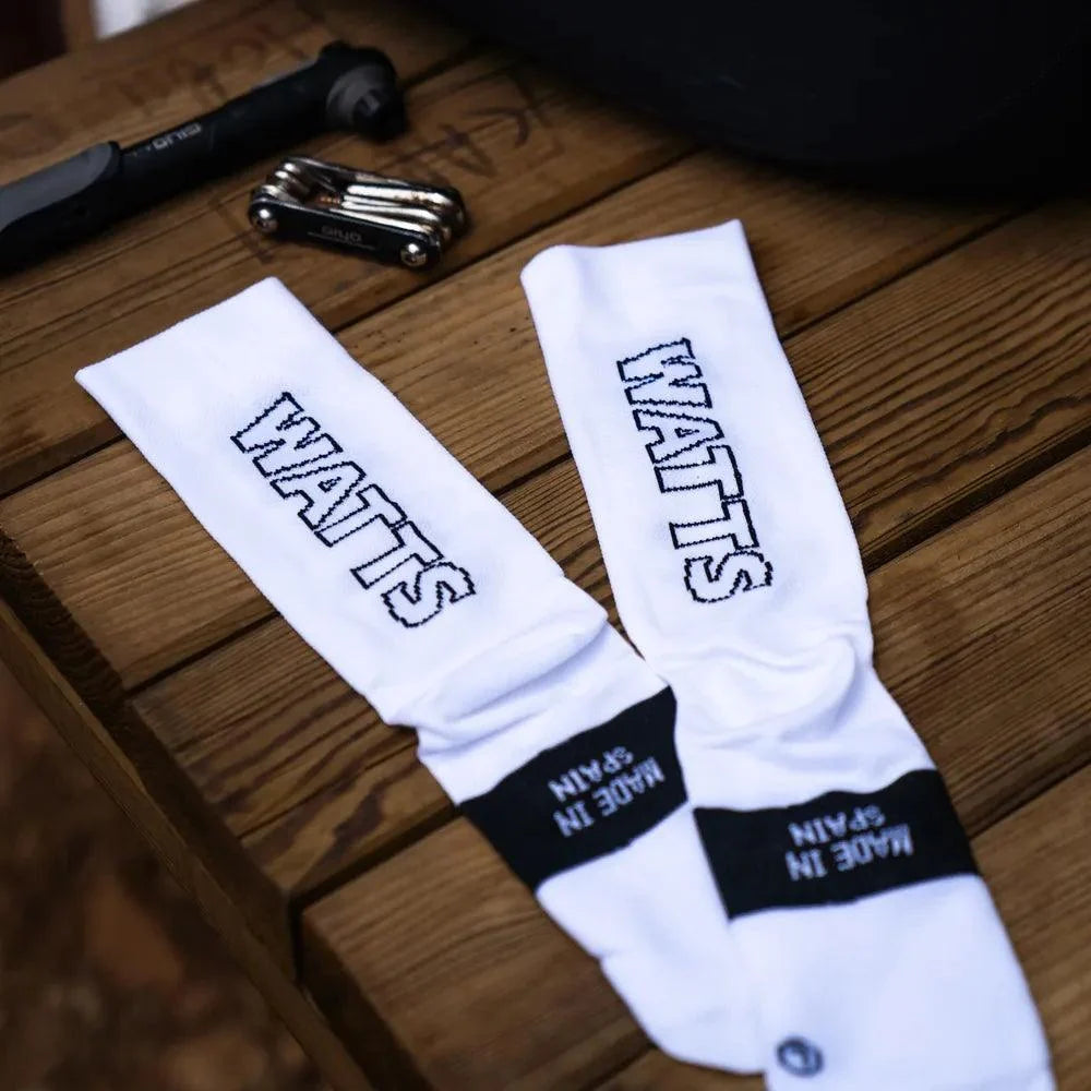 Sporcks Watts White Cycling Socks
