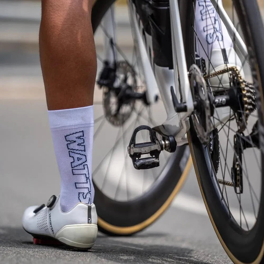 Sporcks Watts White Cycling Socks