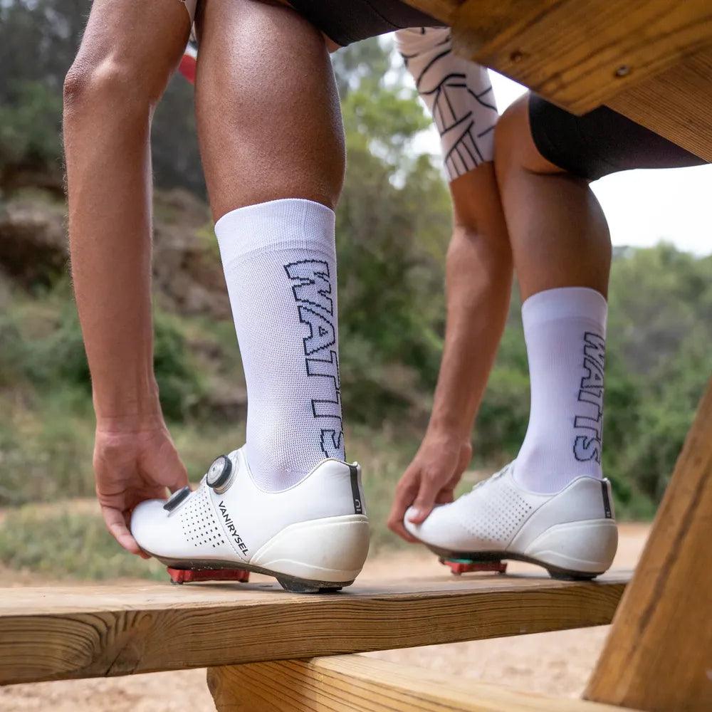 Sporcks Watts White Cycling Socks