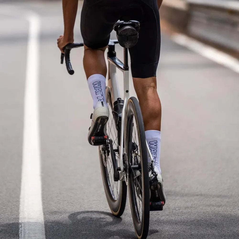 Sporcks Watts White Cycling Socks