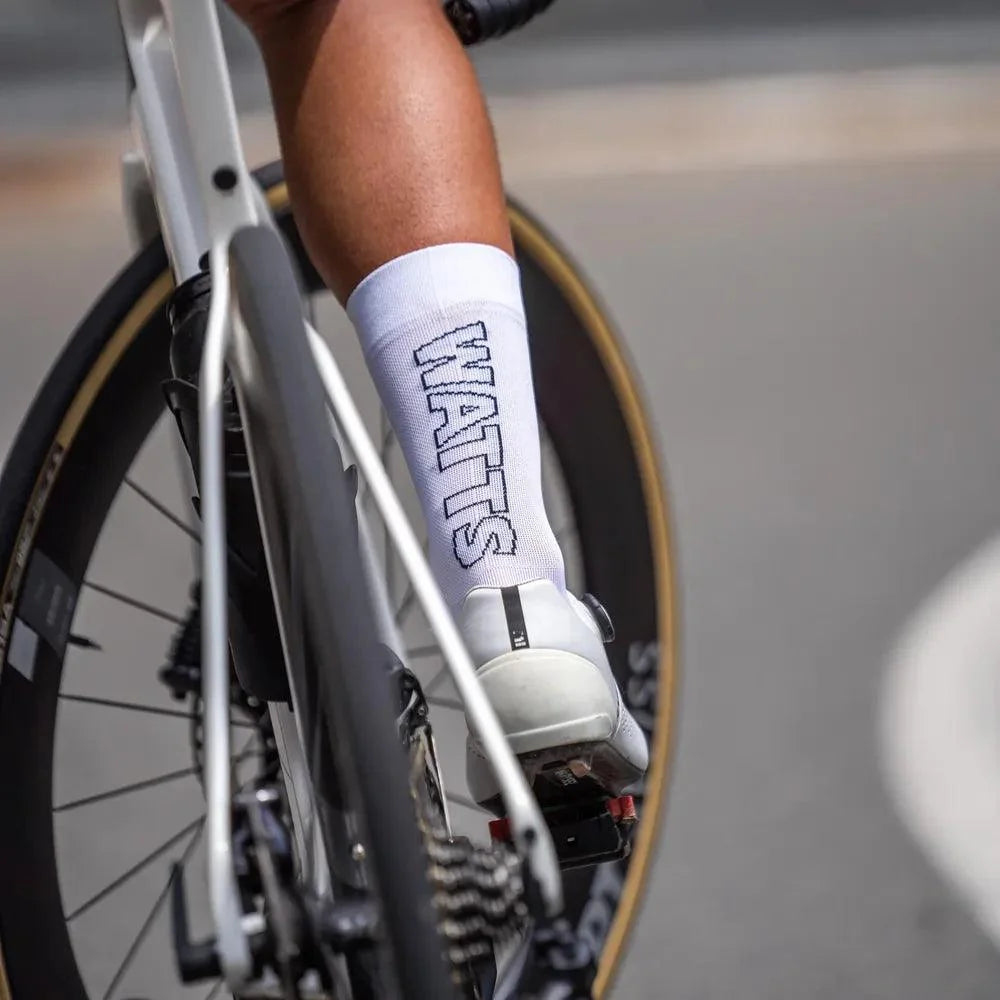 Sporcks Watts White Cycling Socks