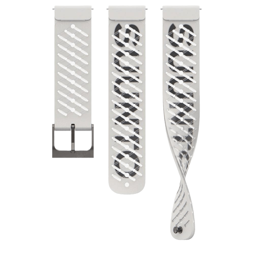 Suunto 22mm Athletic 5 Silicone Strap (Pearl White) SS050959000