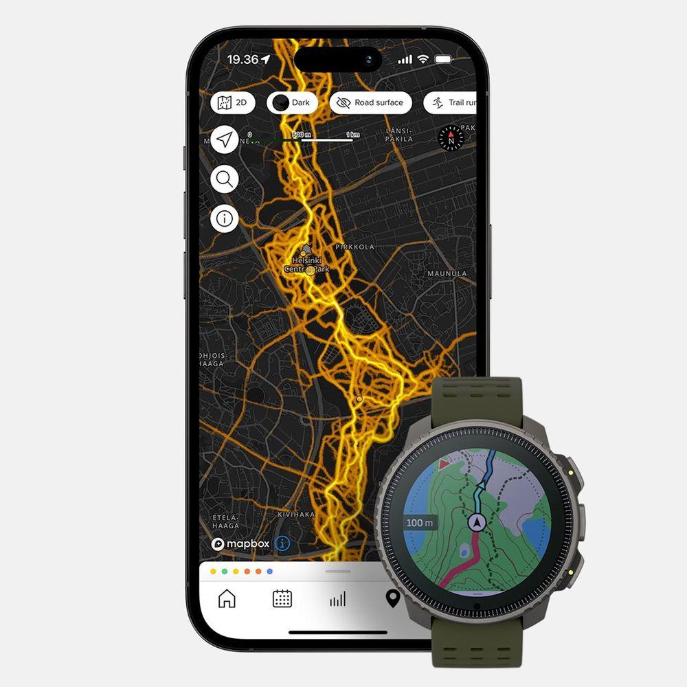 Suunto Vertical Stainless steel Or Titanium Solor GPS Outdoor Watch