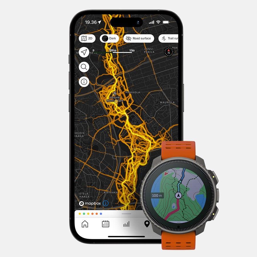Suunto Vertical Stainless steel Or Titanium Solor GPS Outdoor Watch