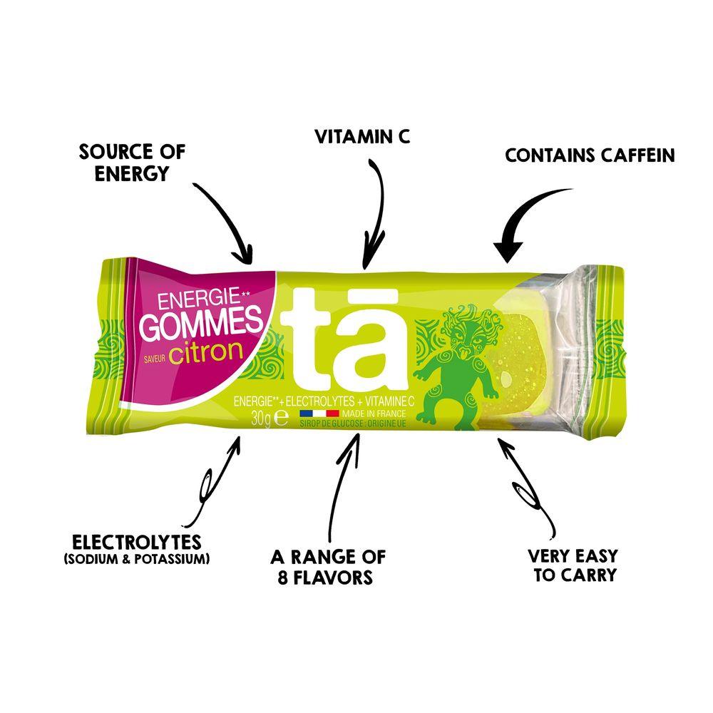 TA Energy Gommes (Orange Blood Pomegrenate+Caffeine)